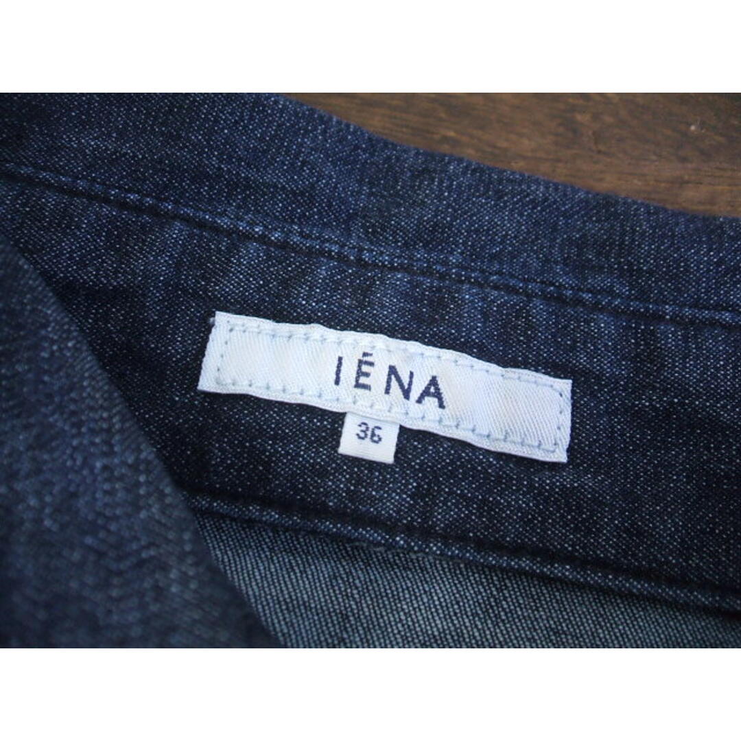 IENA(イエナ)のIENA デニムノースリーブワンピース サイズ36 ワンピース ブルー レディース イエナ【中古】0-0425S△ レディースのワンピース(ひざ丈ワンピース)の商品写真