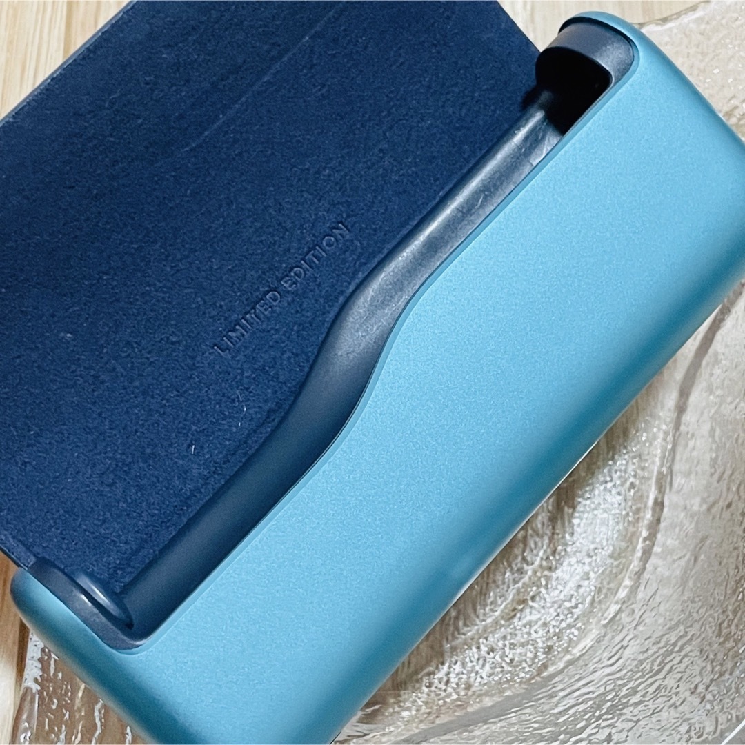 動確済iqosイルマプライムホルダーチャージャーセットターコイズブルー青色水色 メンズのファッション小物(タバコグッズ)の商品写真