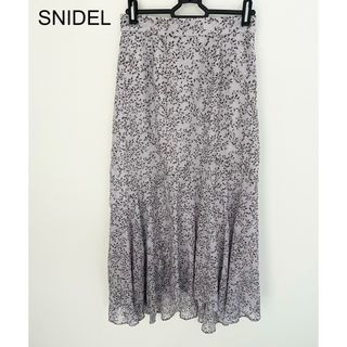 スナイデル(SNIDEL)のSNIDEL プリントスカート(ロングスカート)