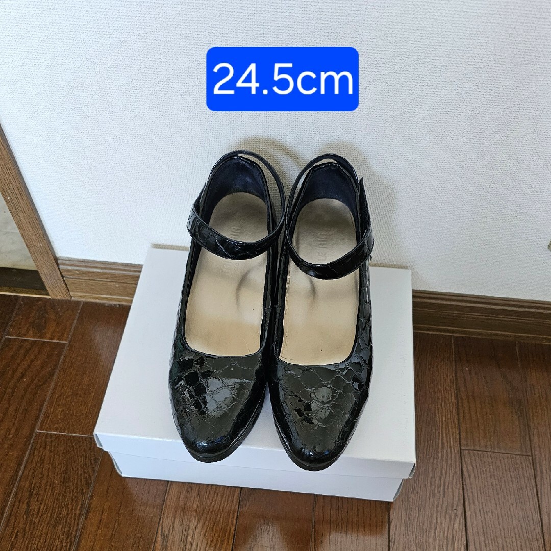 24.5cm　トリプルエアー　パンプス　黒 レディースの靴/シューズ(ハイヒール/パンプス)の商品写真