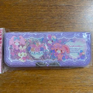 ボンボンリボン♡筆箱♡新品未使用♡ラベンダー