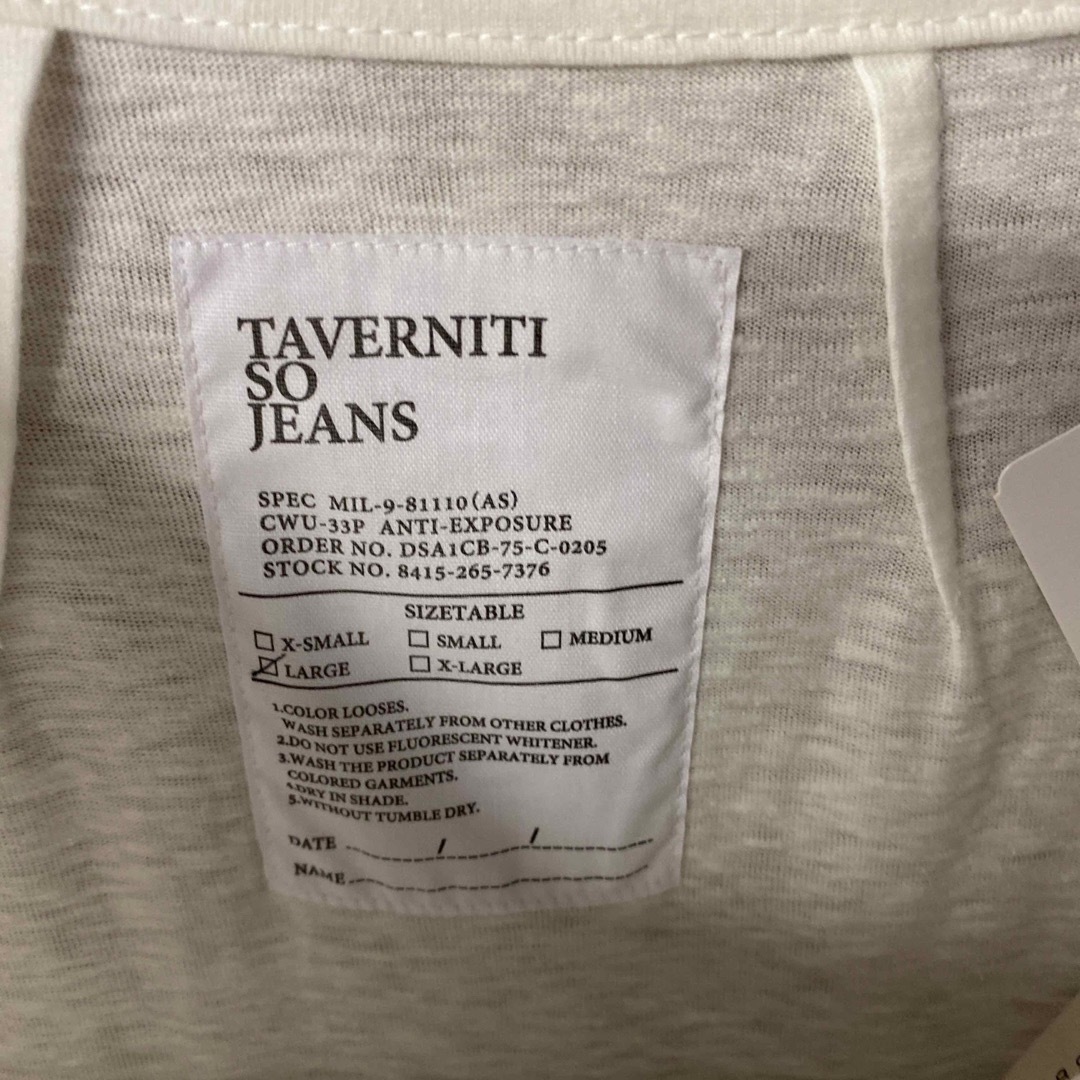 TAVERNITI SO JEANS(タヴァニティソージーンズ)の【新品】TAVERNITI SO JEANS ヴィンテージ加工 プリントTシャツ メンズのトップス(Tシャツ/カットソー(半袖/袖なし))の商品写真