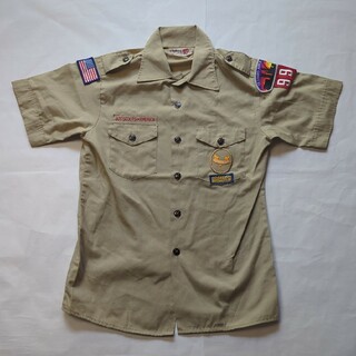 VINTAGE 80‘ｓ米国製ボーイスカウトシャツ BOY‘ｓＬサイズ(シャツ)