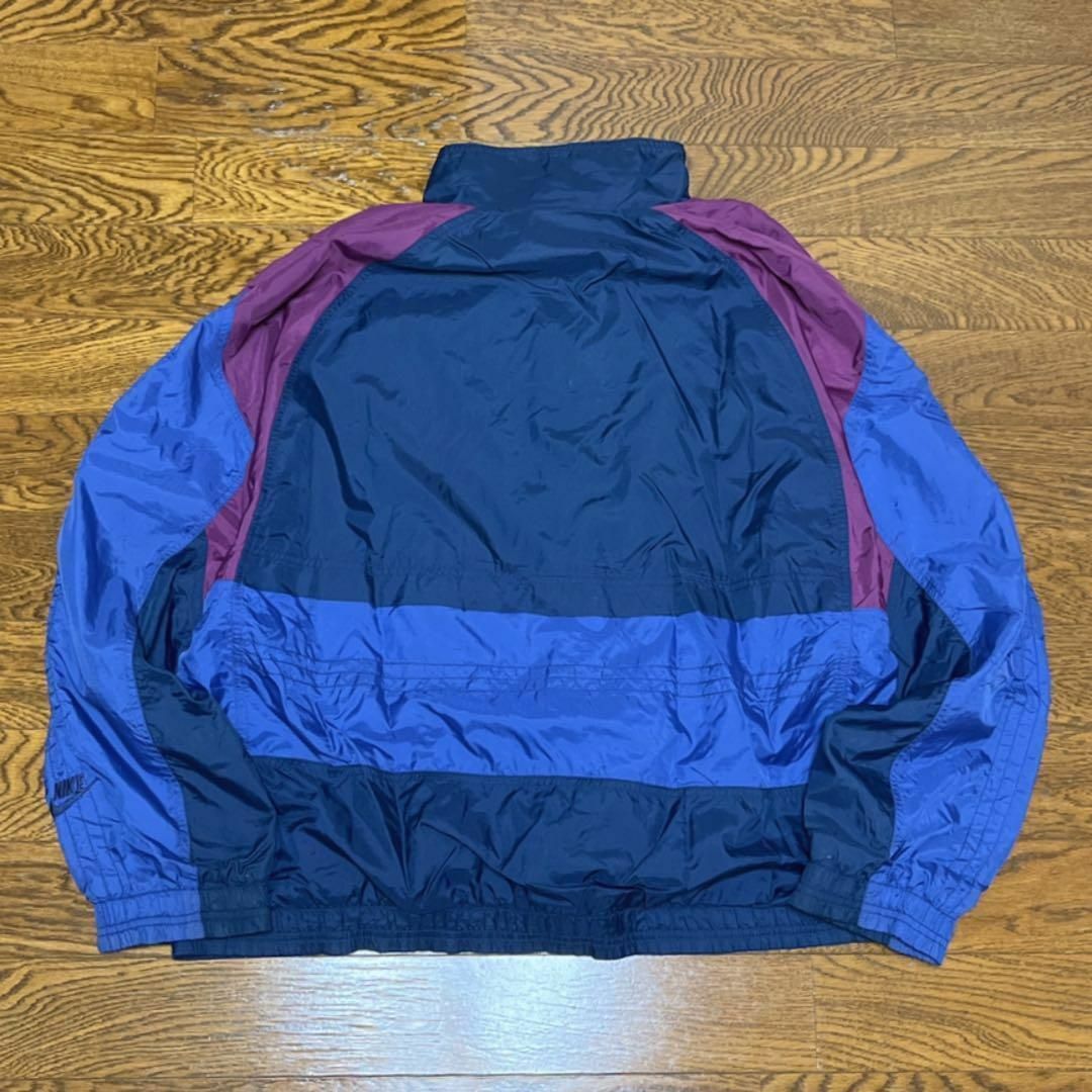 NIKE - 90s-00s NIKE ナイキ ナイロンジャケット 刺繍ロゴ デカロゴの NIKE - 90s-00s NIKE ナイキ ナイロンジャケット 刺繍ロゴ デカロゴの