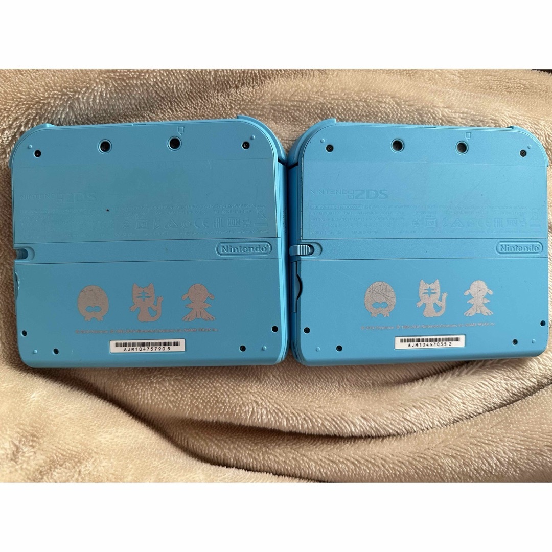 ニンテンドー2DS(ニンテンドー2DS)のNintendo 2DS ジャンク 2台セット エンタメ/ホビーのゲームソフト/ゲーム機本体(家庭用ゲーム機本体)の商品写真