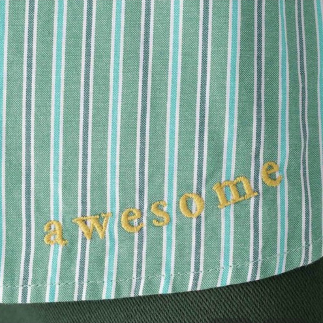 ニコアンド　ストライプビッグシャツM レディースのトップス(シャツ/ブラウス(長袖/七分))の商品写真