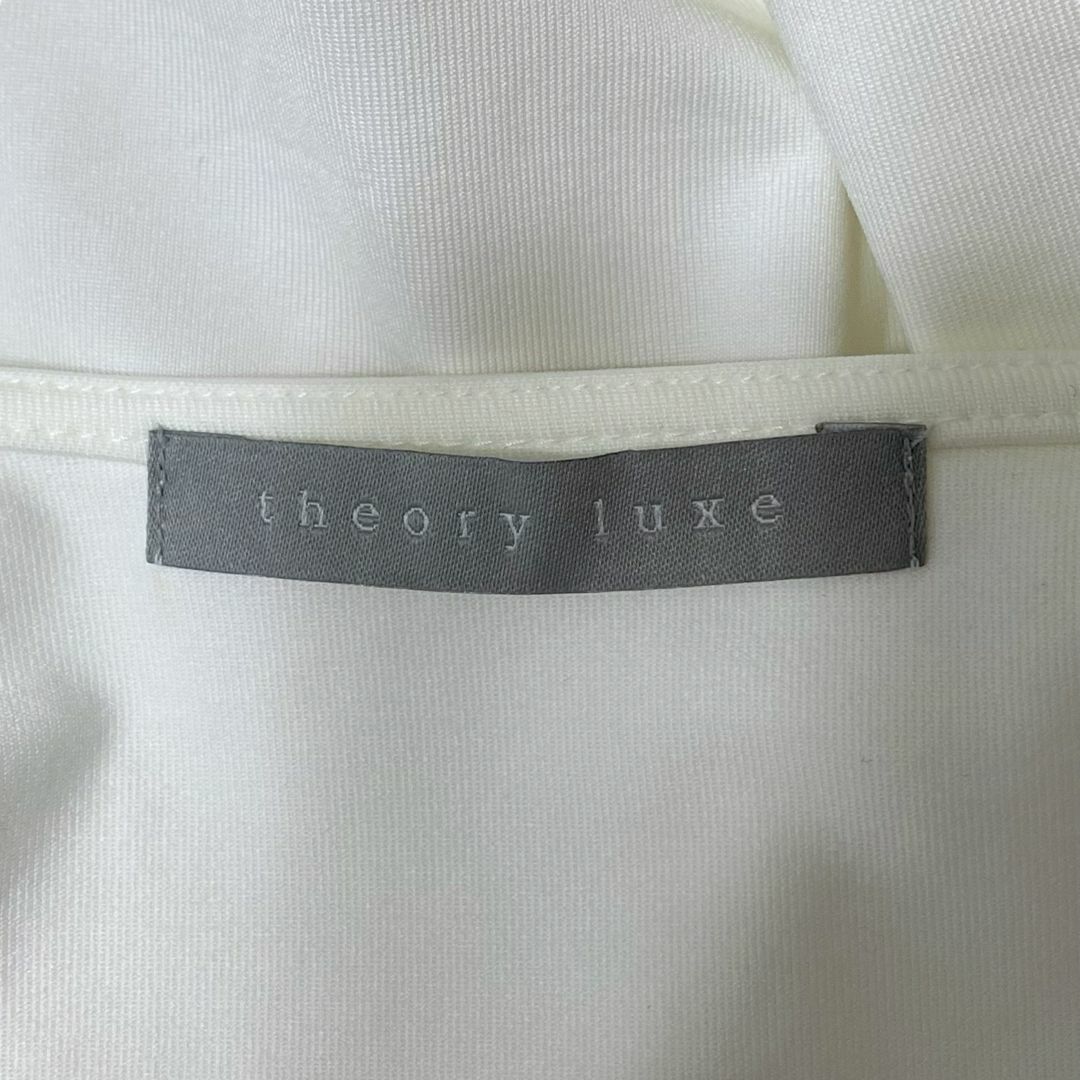 Theory luxe(セオリーリュクス)の【theory luxe】洗える DOVE S ラップカットソー ビッグリボン レディースのトップス(カットソー(半袖/袖なし))の商品写真