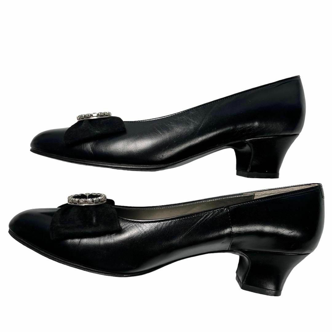 Christian Dior(クリスチャンディオール)のChristian Dior ディオール サークルビジュー パンプス ブラック レディースの靴/シューズ(ハイヒール/パンプス)の商品写真
