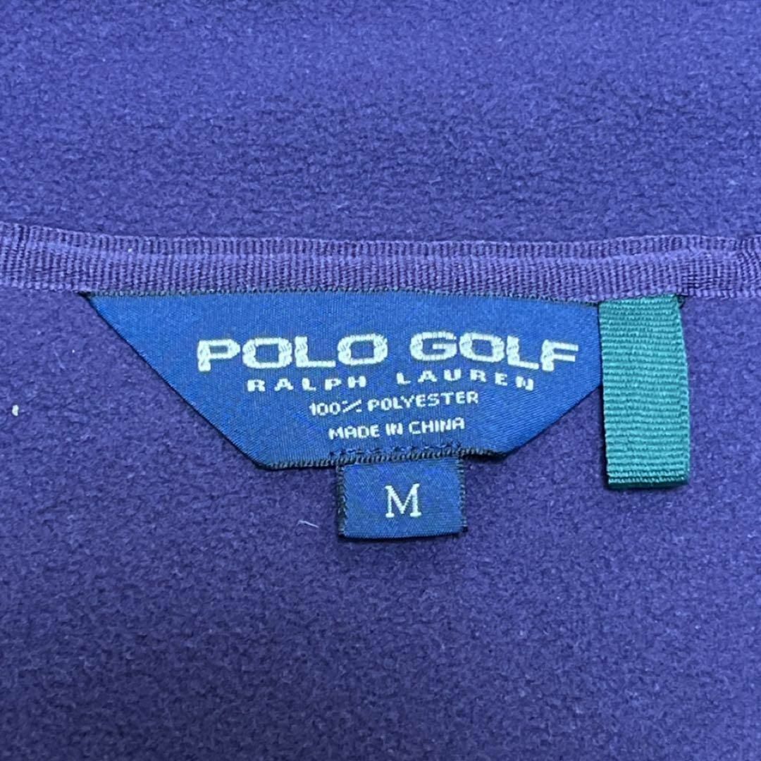 POLO RALPH LAUREN(ポロラルフローレン)の90s POLO GOLF RALPH LAUREN ハーフジップフリース 緑 メンズのトップス(スウェット)の商品写真