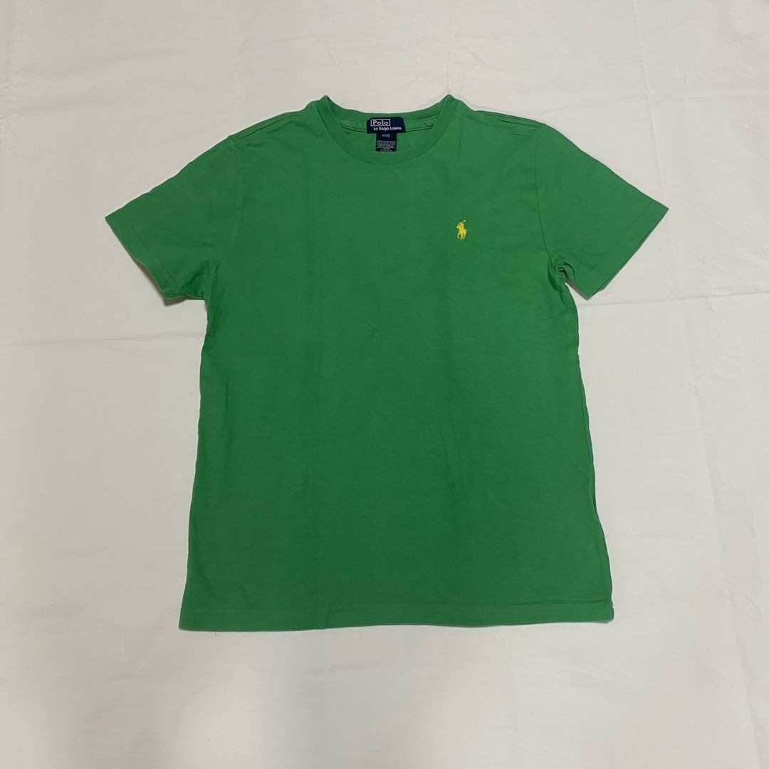 POLO RALPH LAUREN(ポロラルフローレン)のポロラルフローレン Tシャツ カットソー M 12 グリーン系 綿 レディースのトップス(Tシャツ(半袖/袖なし))の商品写真