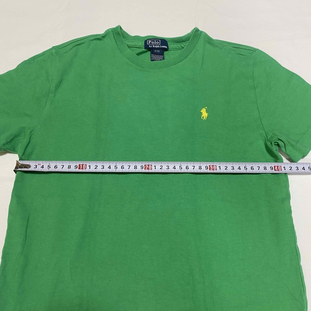 POLO RALPH LAUREN(ポロラルフローレン)のポロラルフローレン Tシャツ カットソー M 12 グリーン系 綿 レディースのトップス(Tシャツ(半袖/袖なし))の商品写真