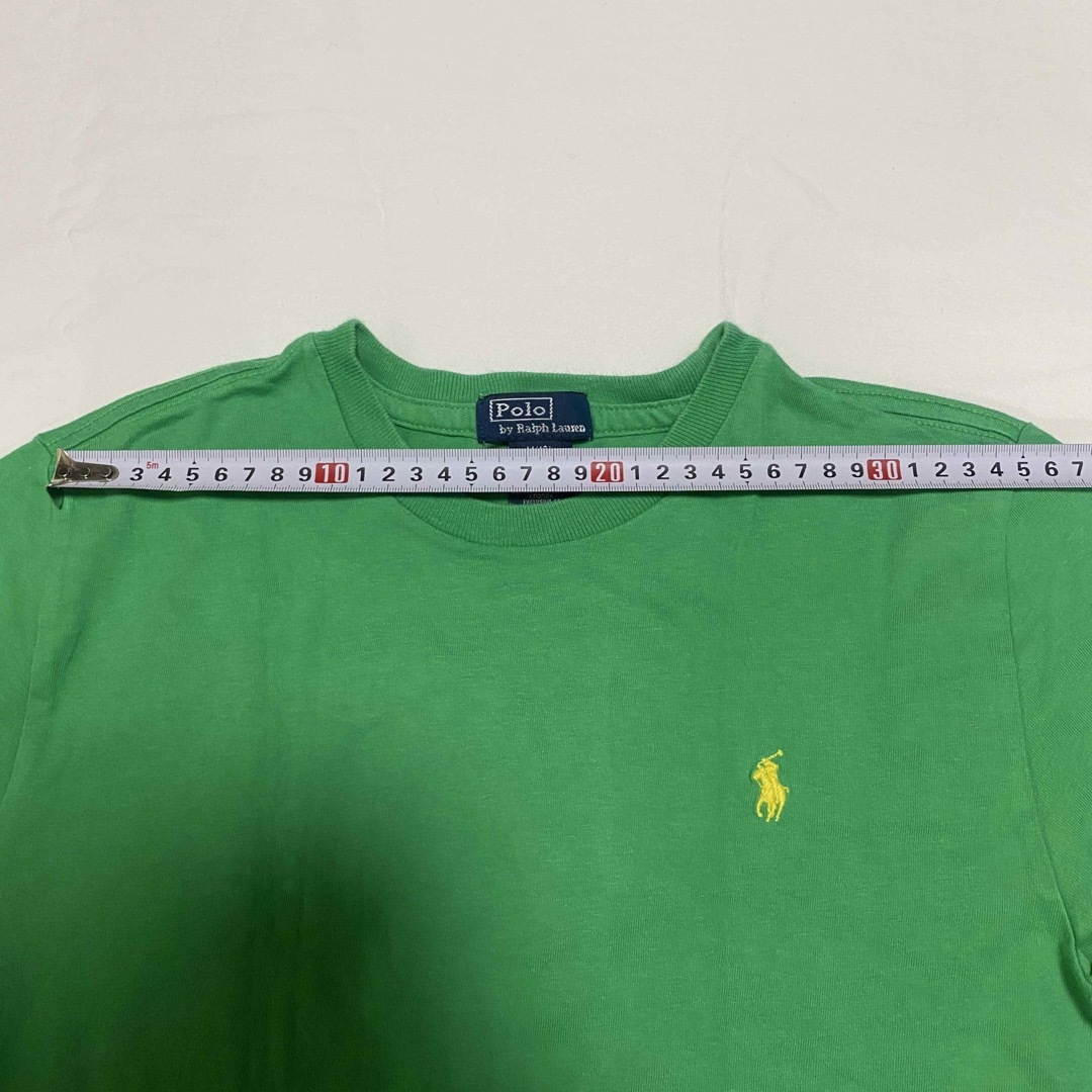 POLO RALPH LAUREN(ポロラルフローレン)のポロラルフローレン Tシャツ カットソー M 12 グリーン系 綿 レディースのトップス(Tシャツ(半袖/袖なし))の商品写真