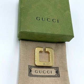 【新品同様】Gucci グッチ スクエア イヤーカフ ゴールド GP ジュエリー