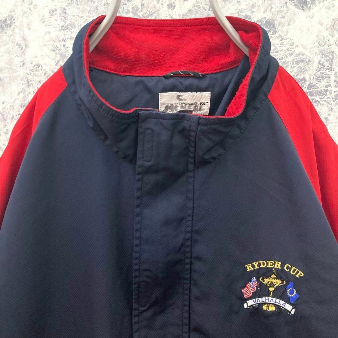 CUTTER & BUCK(カッターアンドバック)のP23 US古着カッター&バックゴルフ大会刺繍ロゴバイカラートラックジャケット メンズのジャケット/アウター(その他)の商品写真