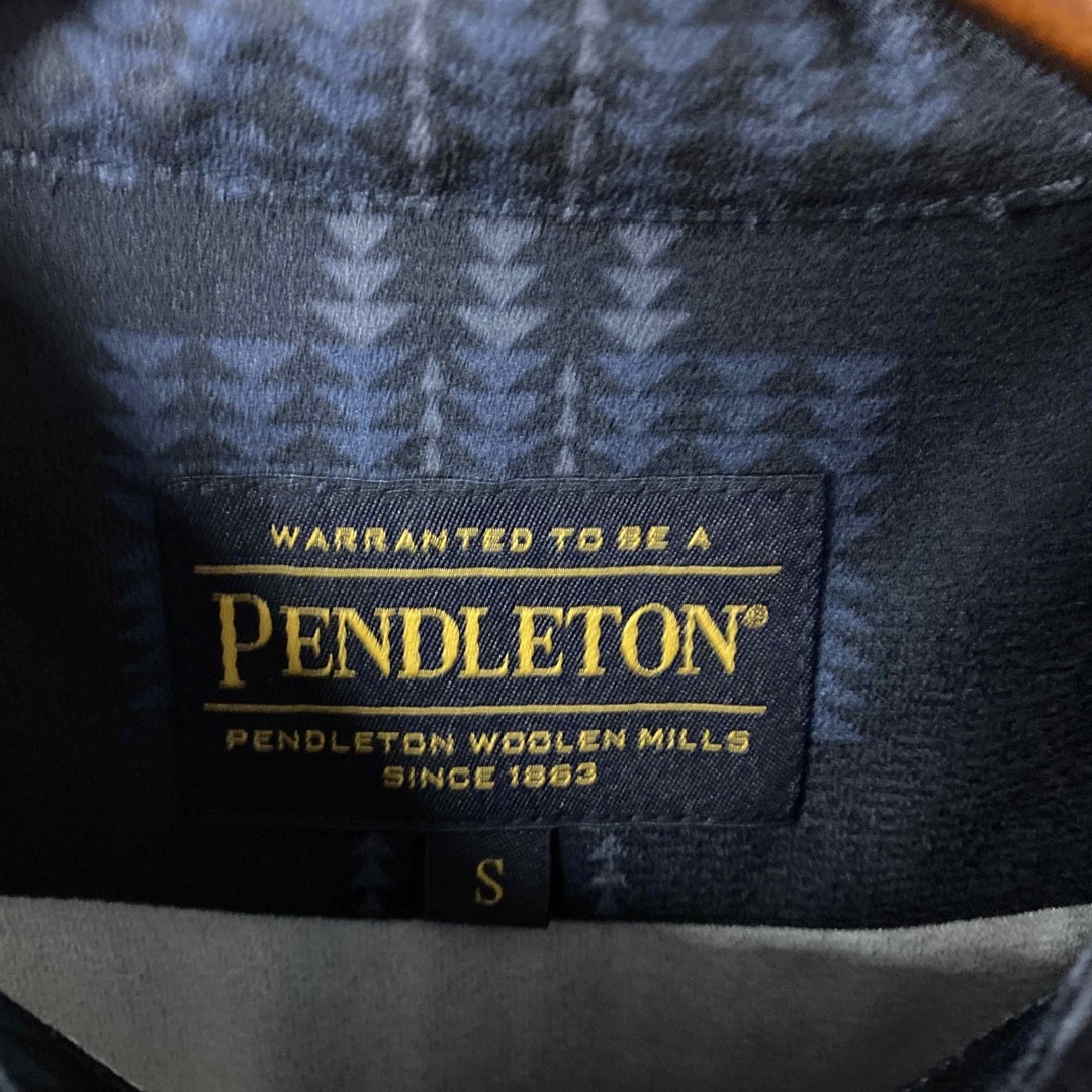 PENDLETON(ペンドルトン)の【新品】PENDLETON 総柄 バンドカラーシャツ Sサイズ メンズのトップス(シャツ)の商品写真