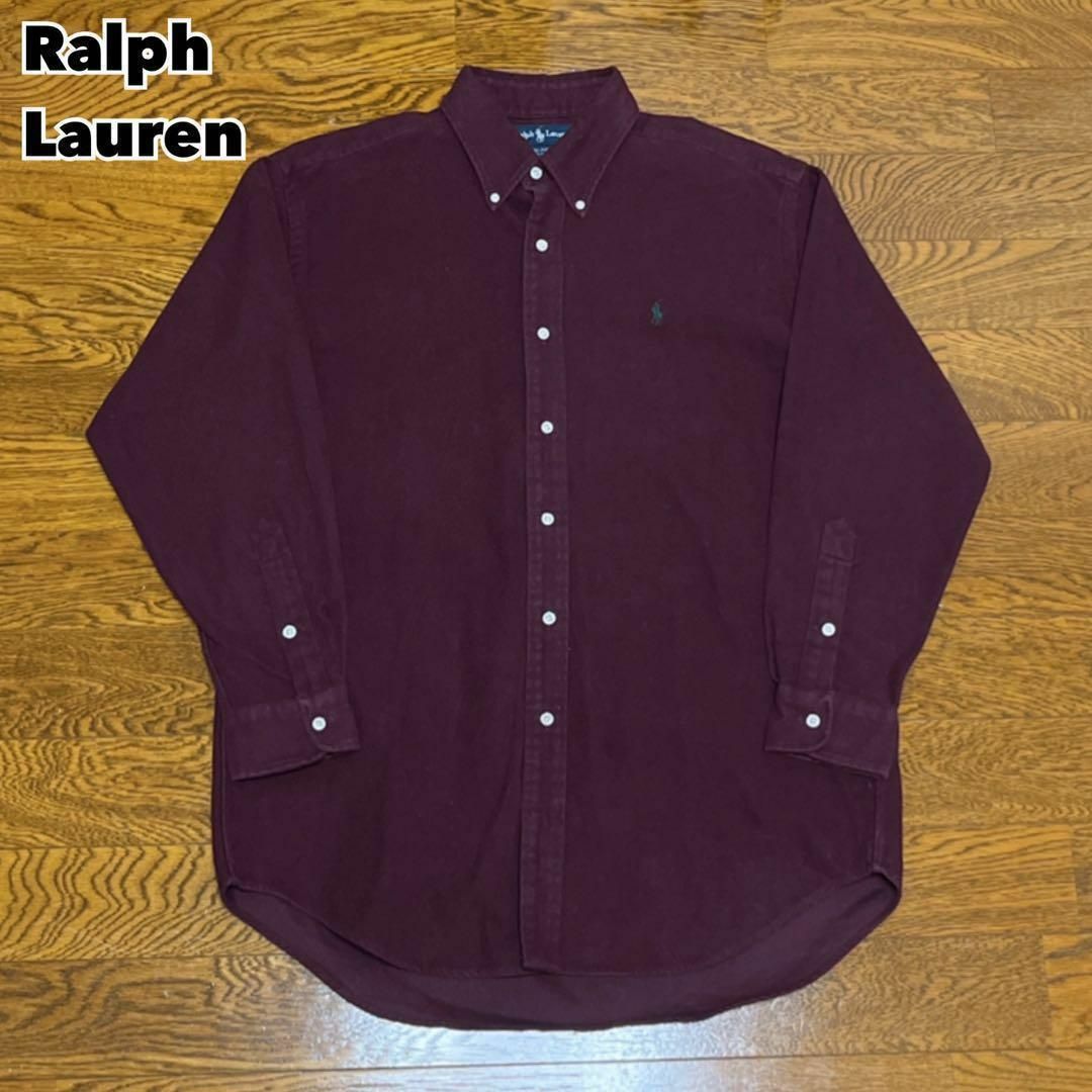 Ralph Lauren(ラルフローレン)の90s Ralph Lauren ラルフローレン ネルシャツ シャモアクロス メンズのトップス(Tシャツ/カットソー(七分/長袖))の商品写真