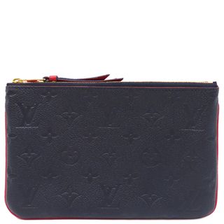 ルイヴィトン(LOUIS VUITTON)のルイヴィトン LOUIS VUITTON ショルダーバッグ ポシェット ドゥーブル ジップ  モノグラムアンプラント マリーヌルージュ ゴールド金具 ネイビー×レッド 紺 赤  M63916 GI4108 【箱】【中古】(ショルダーバッグ)