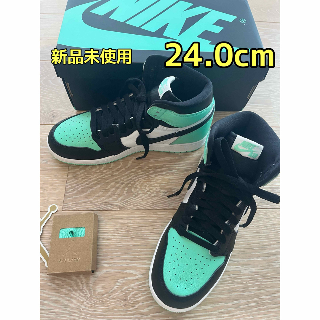 NIKE(ナイキ)のNike Air Jordan 1 High OG "Green Glow GS レディースの靴/シューズ(スニーカー)の商品写真