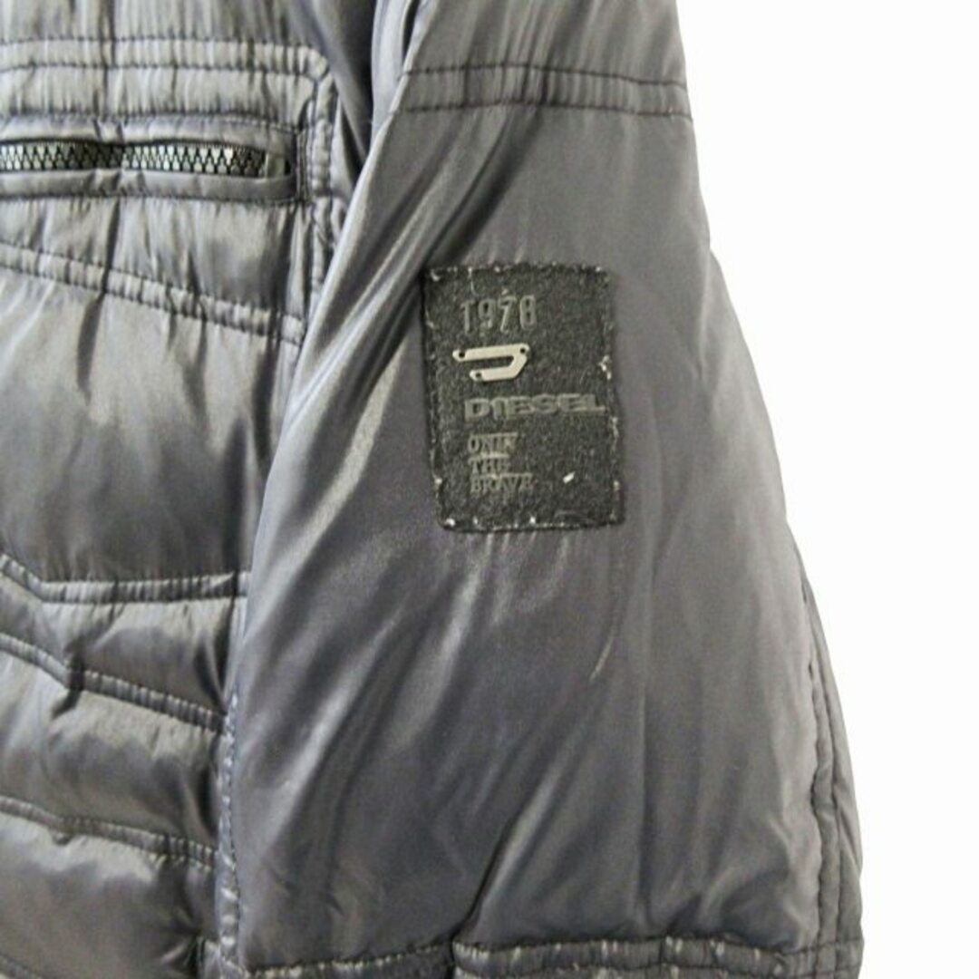 DIESEL(ディーゼル)のディーゼル DIESEL ダウンジャケット ダウンコート ナイロン 黒 S メンズのジャケット/アウター(ダウンジャケット)の商品写真