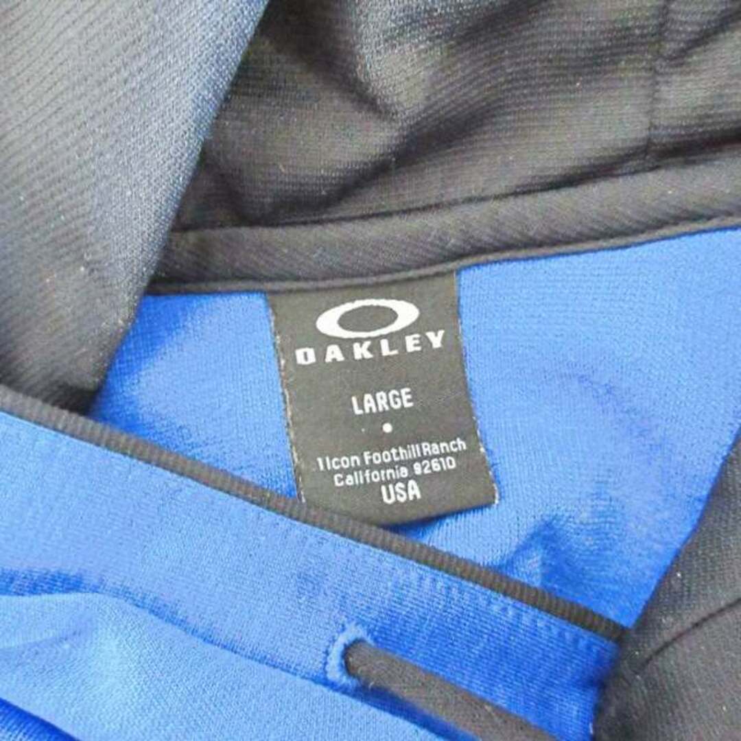Oakley(オークリー)のオークリー OAKLEY 17FW パーカー プルオーバー ロゴ刺繍 青 L メンズのトップス(パーカー)の商品写真
