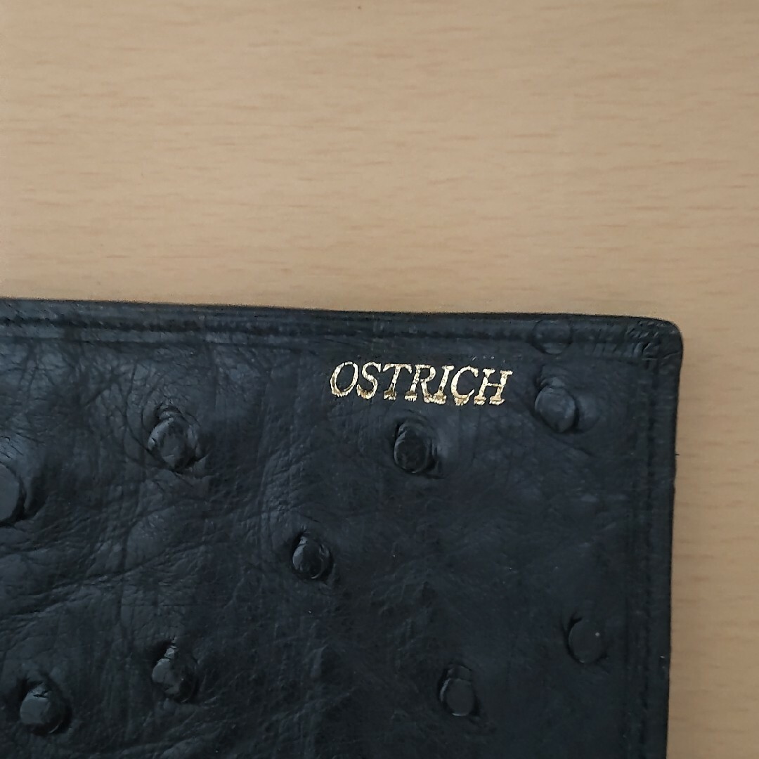 『美品』オーストリッチ　長財布　カード　お札入れ メンズのファッション小物(長財布)の商品写真