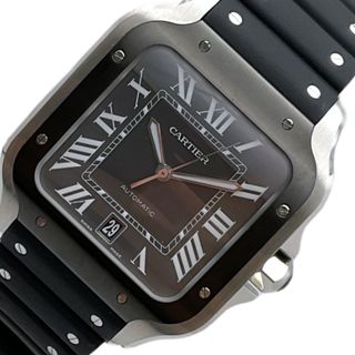 カルティエ(Cartier)の　カルティエ Cartier サントス ドゥ カルティエ LM WSSA0037 グレー SS 自動巻き メンズ 腕時計(その他)