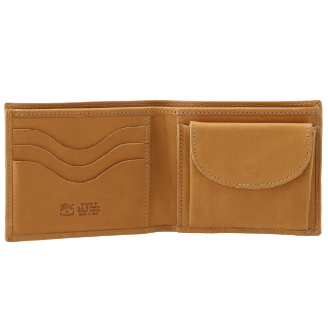 IL BISONTE(イルビゾンテ)のイルビゾンテ/IL BISONTE 財布 メンズ BI FOLD WALLET CLASSIC IN VACCHETTA VINTAGE 二つ折り財布 SBW023-PO0001 メンズのファッション小物(折り財布)の商品写真