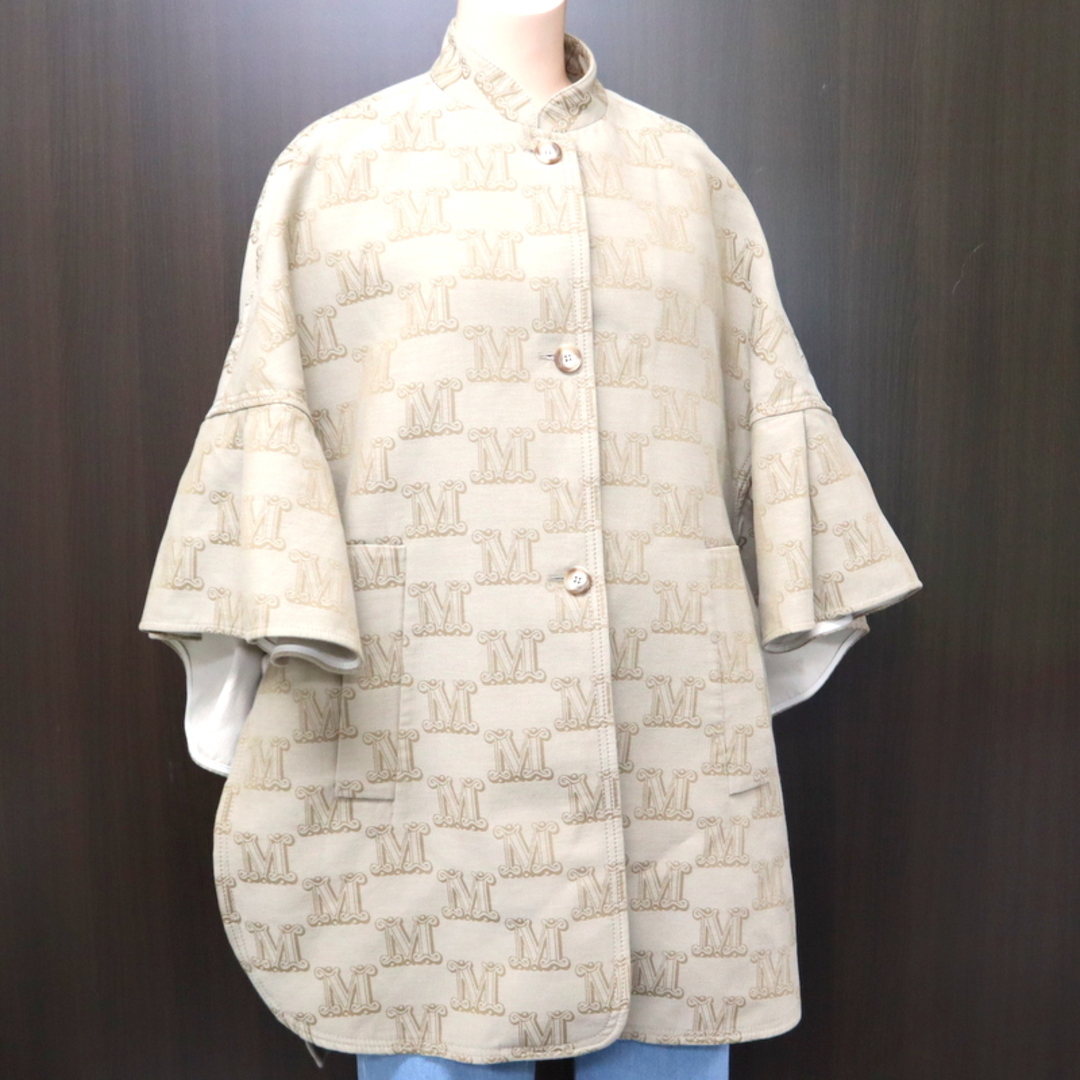 Max Mara】マックスマーラ ケープ KIBIR ラッフルスリーブ Max Mara】マックスマーラ ケープ KIBIR ラッフルスリーブ