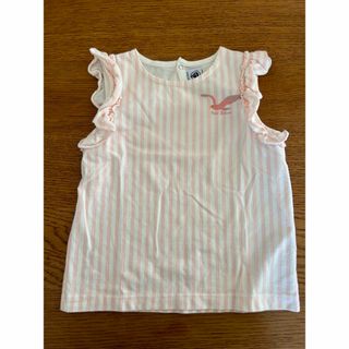 プチバトー(PETIT BATEAU)のプチバトー  ノースリーブシャツ　5A 110cm(Tシャツ/カットソー)