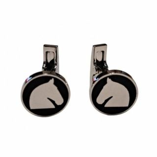 新品同様 エルメス カフス 馬 メタル ホース アニマル シルバー カフスボタン カフリンクス シュバル ブラック 黒 HERMES アクセサリー メンズ 紳士用 新品同様 エルメス カフス 馬 メタル ホース アニマル シルバー カフスボタン カフリンクス シュバル ブラック 黒 HERMES アクセサリー メンズ 紳士用