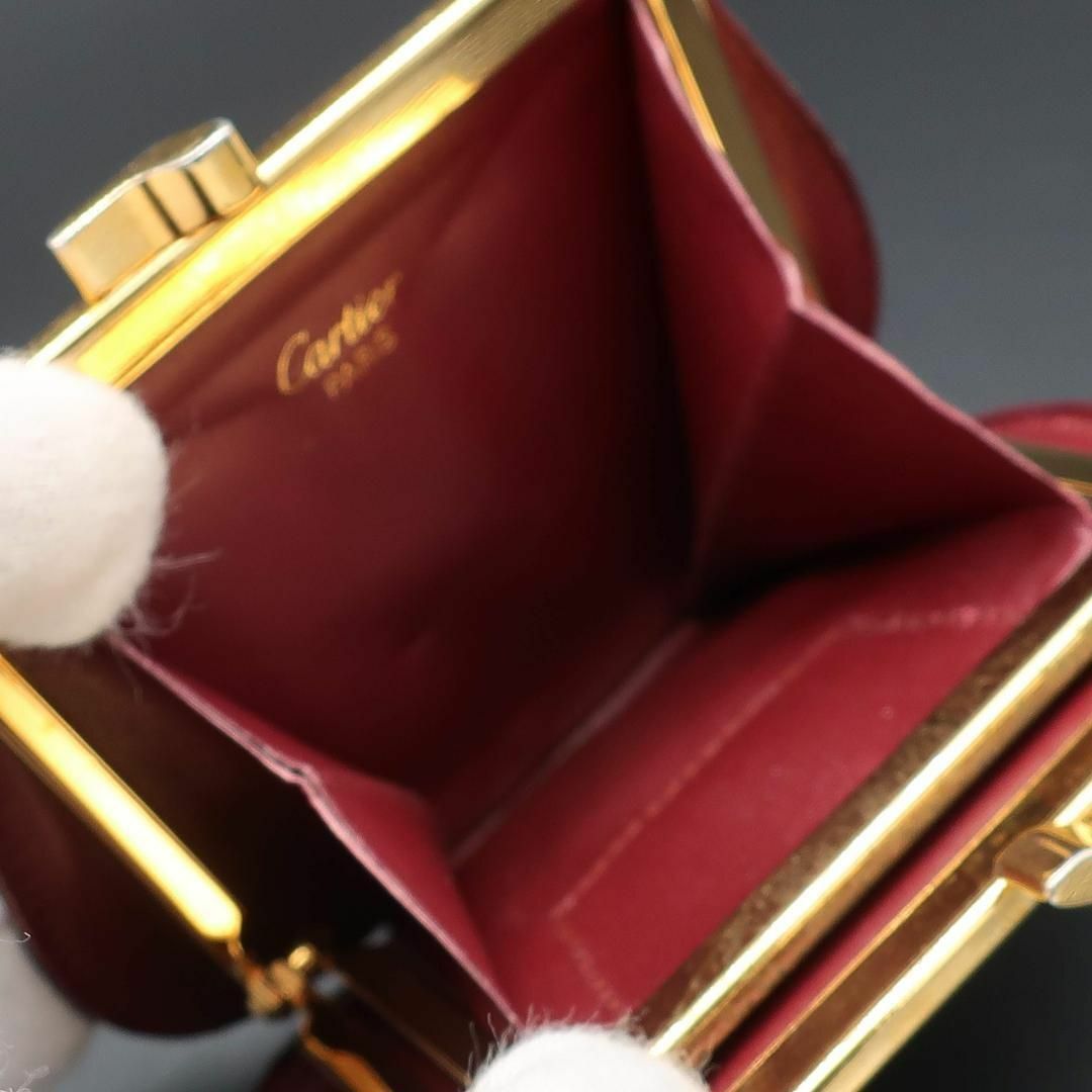 Cartier(カルティエ)の正規品 カルティエ Cartier 小銭入れ コインケース マストライン 赤 レディースのファッション小物(コインケース)の商品写真