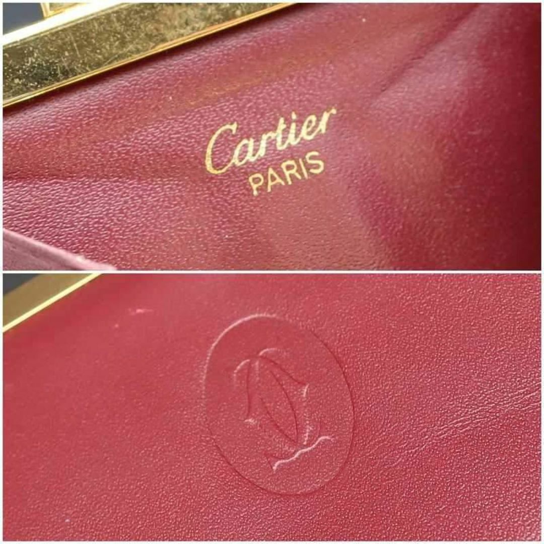 Cartier(カルティエ)の正規品 カルティエ Cartier 小銭入れ コインケース マストライン 赤 レディースのファッション小物(コインケース)の商品写真