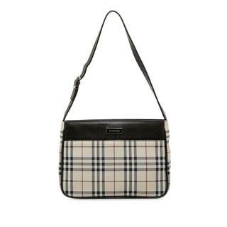 BURBERRY - バーバリー ノバチェック ワンショルダーバッグ キャンバス レディース BURBERRY 【227-33882】