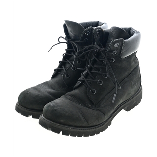 ティンバーランド(Timberland)のTimber Land ブーツ US8 1/2(26.5cm位) 黒 【古着】【中古】(ブーツ)