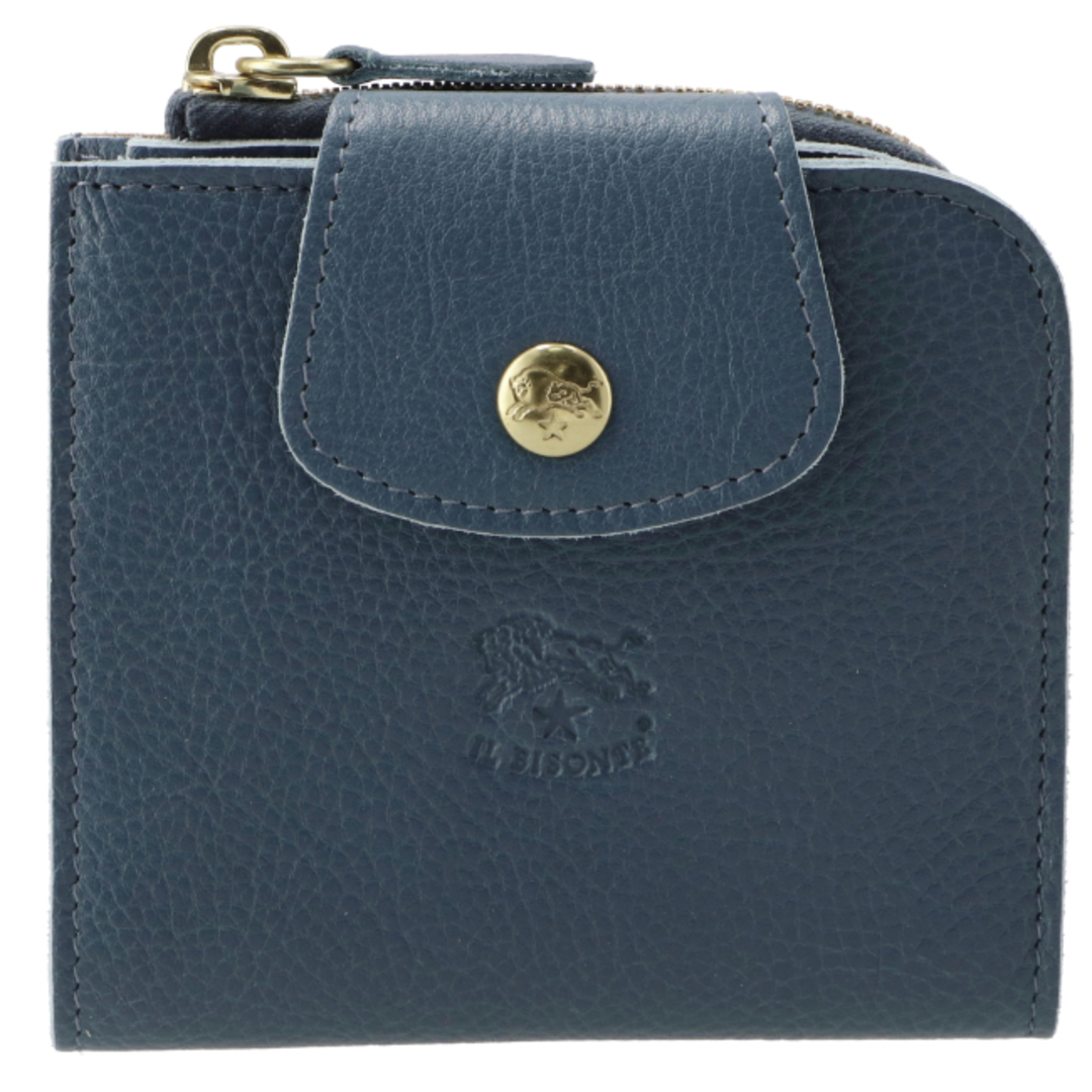 IL BISONTE(イルビゾンテ)のイルビゾンテ/IL BISONTE 財布 メンズ MEDIUM WALLET ACERO IN VACCHETTA VEGETALE INGRASSATA 二つ折り財布 SMW175-PV0001 メンズのファッション小物(折り財布)の商品写真