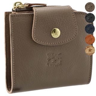 イルビゾンテ(IL BISONTE)のイルビゾンテ/IL BISONTE 財布 メンズ MEDIUM WALLET ACERO IN VACCHETTA VEGETALE SG SG 二つ折り財布 SMW175-PV0005(折り財布)