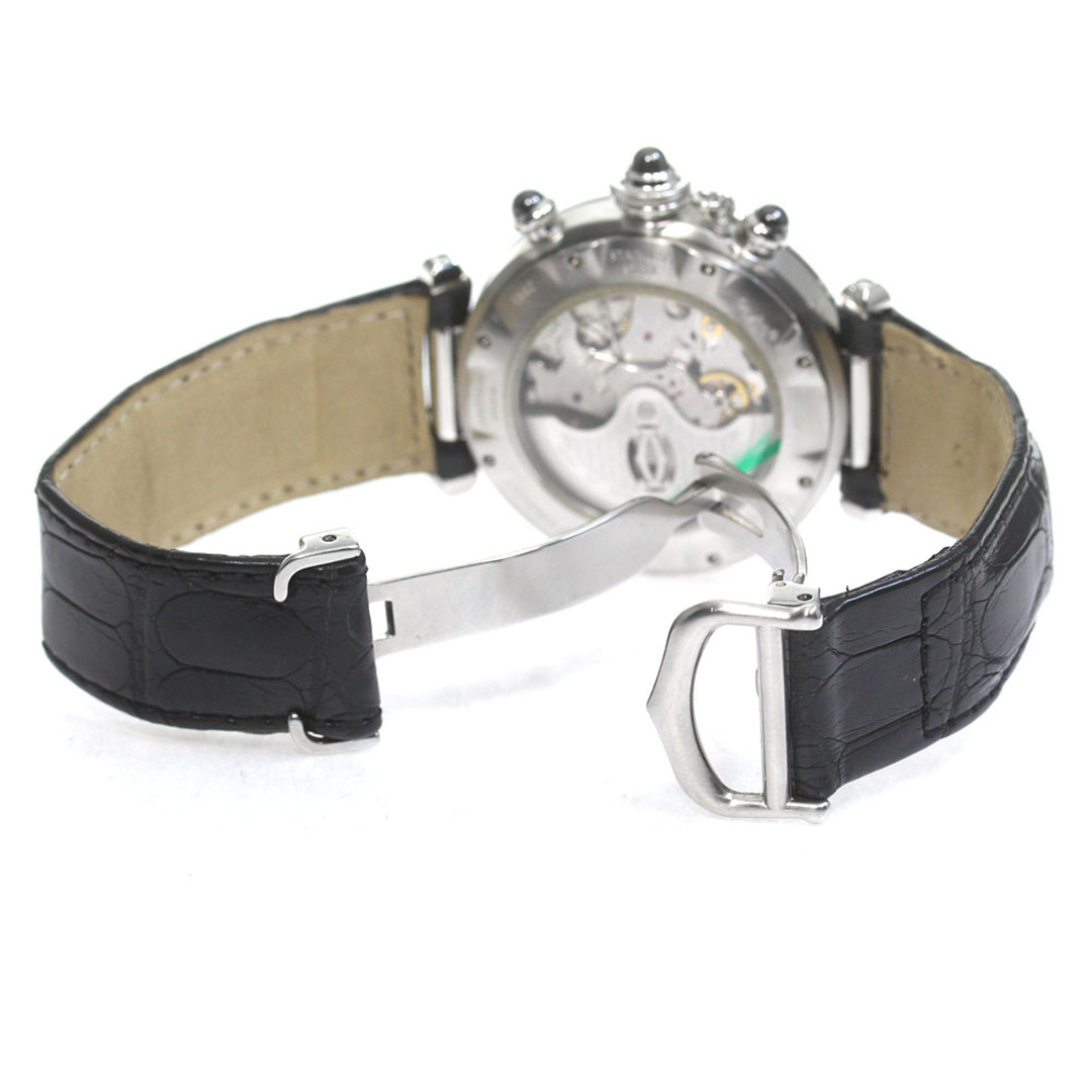 Cartier(カルティエ)のカルティエ CARTIER W3105155 パシャ 38ミリ クロノグラフ デイト 自動巻き メンズ 美品 保証書付き_817422 メンズの時計(腕時計(アナログ))の商品写真