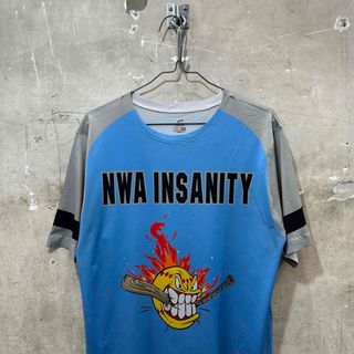 USA古着 NWA INSANITY ゲームシャツ Tシャツ ユニフォーム(Tシャツ/カットソー(半袖/袖なし))