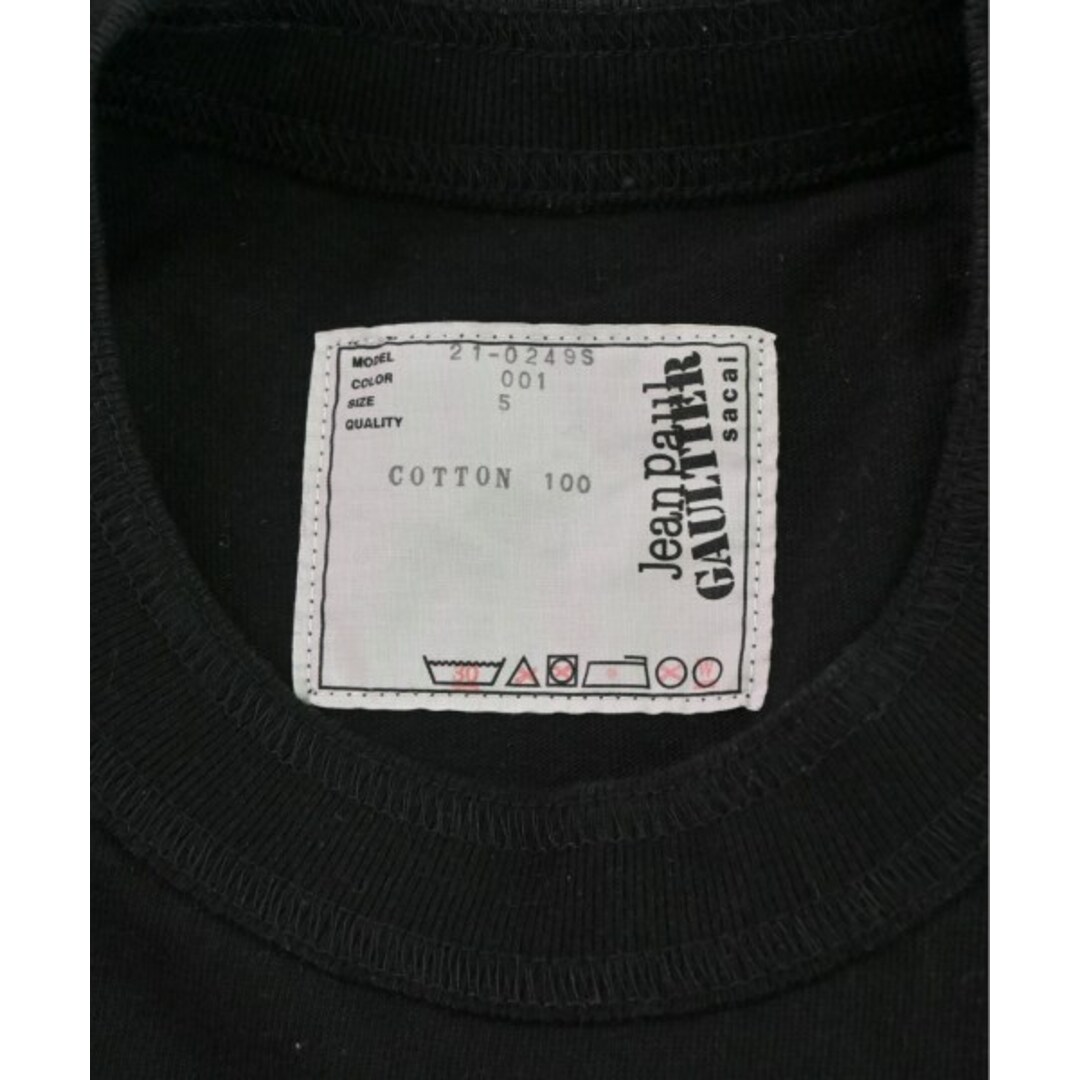sacai(サカイ)のsacai サカイ Tシャツ・カットソー 5(XXL位) 黒 【古着】【中古】 メンズのトップス(Tシャツ/カットソー(半袖/袖なし))の商品写真