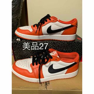 ナイキ(NIKE)の美品　ナイキ エアジョーダン1 ロー OG スターフィッシュ　NIKE(スニーカー)