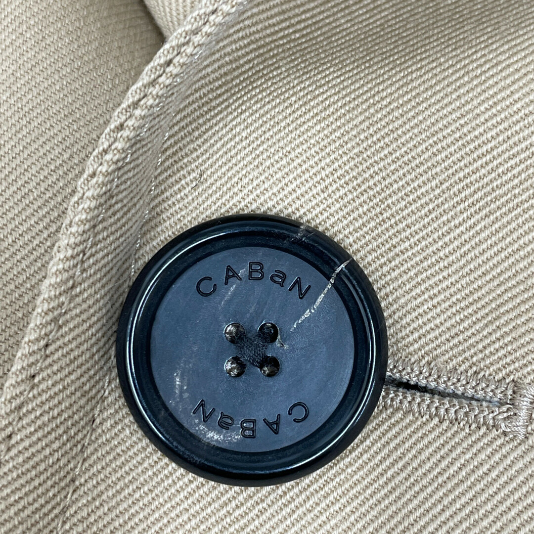 CABAN ベージュ ウールギャバジン ショートトレンチコート S レディースのジャケット/アウター(その他)の商品写真
