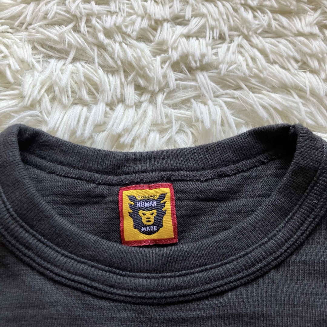 HUMAN MADE(ヒューマンメイド)の袋付✨ヒューマンメイド ダックグラフィック tシャツ duck 袖ロゴ ブラック メンズのトップス(Tシャツ/カットソー(半袖/袖なし))の商品写真