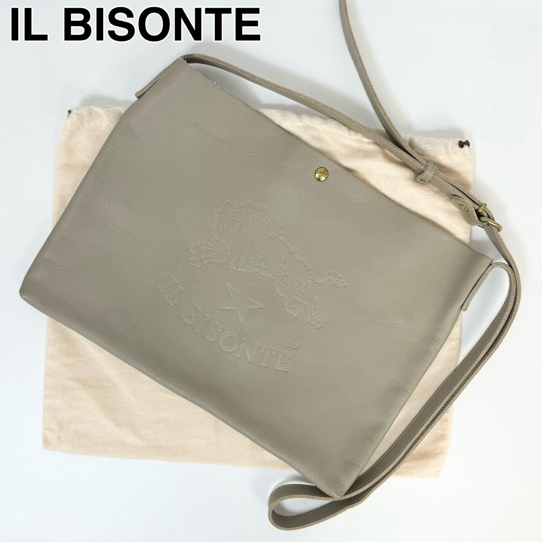 IL BISONTE(イルビゾンテ)の24E03 IL BISONTE イルビゾンテ ショルダーバッグ 本革 レディースのバッグ(ショルダーバッグ)の商品写真