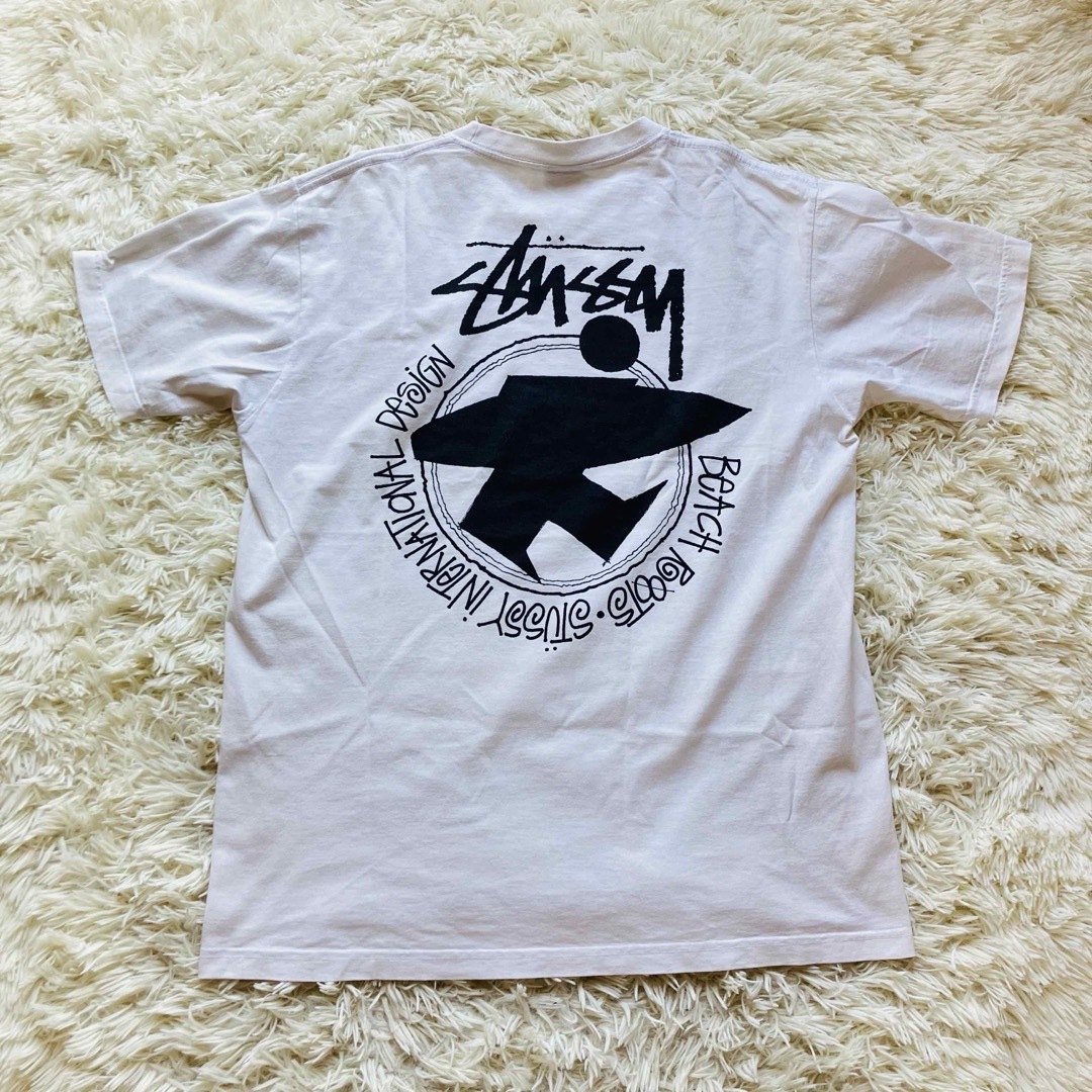 STUSSY(ステューシー)の入手困難✨USA製 stussy 両面 サーフマン　人気Lサイズ 半袖tシャツ メンズのトップス(Tシャツ/カットソー(半袖/袖なし))の商品写真