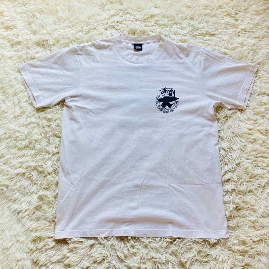 STUSSY(ステューシー)の入手困難✨USA製 stussy 両面 サーフマン　人気Lサイズ 半袖tシャツ メンズのトップス(Tシャツ/カットソー(半袖/袖なし))の商品写真