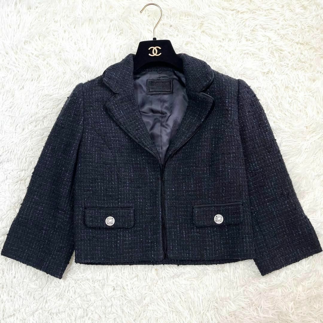 FOXEY BOUTIQUE(フォクシーブティック)の美品✨　FOXEY BOUTIQUE フォクシー ツイードジャケット　38　M レディースのジャケット/アウター(テーラードジャケット)の商品写真