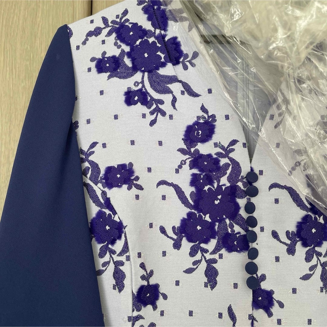 seta ichiro(セタイチロウ)の渋谷西武購入　定価56,100円　セタイチロウ　ゲストドレス　ワンピース　結婚式 レディースのワンピース(ひざ丈ワンピース)の商品写真
