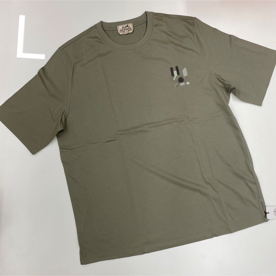 Hermes(エルメス)の新品未使用　HERMES エルメス Tシャツ メンズ L メンズのトップス(Tシャツ/カットソー(半袖/袖なし))の商品写真