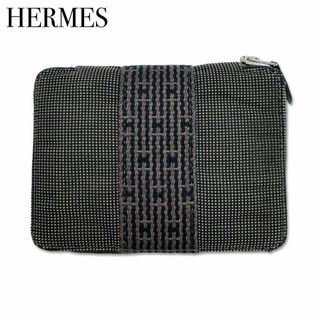 エルメス(Hermes)のエルメス エールライン パースPM 二つ折り 財布 ウォレット 小銭入れ グレー(財布)