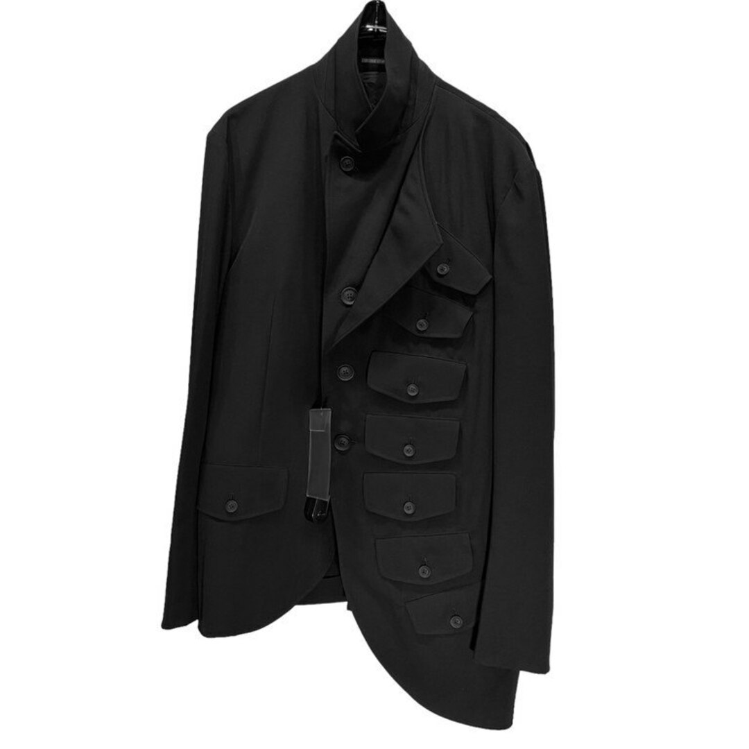 Yohji Yamamoto POUR HOMME(ヨウジヤマモトプールオム)のYohji Yamamoto Pour Homme 19SS ウールギャバジン多重フラップレイヤードテーラードジャケット LOOK1 定価192,500円 メンズのジャケット/アウター(テーラードジャケット)の商品写真